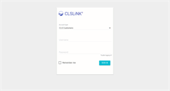 Desktop Screenshot of link.clsrow.com